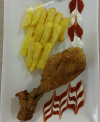 ران مرغ سوخاری