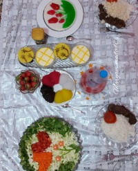 اولین سفره افطاری منو همسرجان