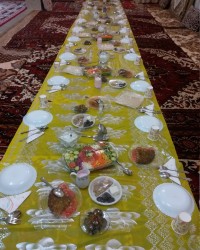 سفره افطار مادر شوهر