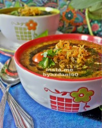 اش گوجه بادمجون