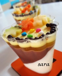 پودینگ ژله شکلاتی