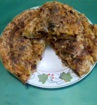 رولت گوشت و سبزیجات فصل