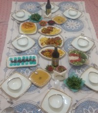 سفره مهمونیم.