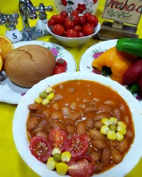 خوراک لوبیا چیتی