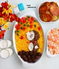 عدس پلو با گوشت (مخصوص بچه های بالای 10 ماه)