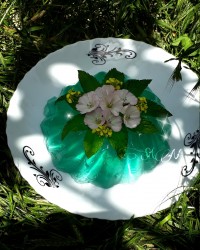 ژله بلوبری ساده