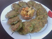 کوکو سیب زمینی و سبزی مخلوط