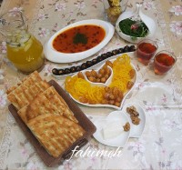سفره ی افطار