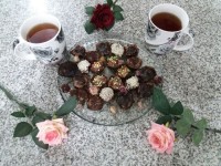 ترافل های شکلاتی