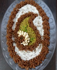 حلوای شیر شکلاتی