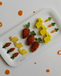 کوفته سیب زمینی و هویج