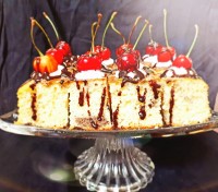 کیک با پودر ژله