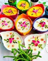 فرنی با آرد برنج مناسب افطار