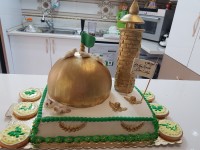 کیک فوندانت و خامه