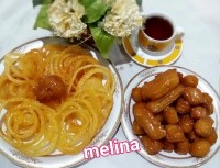 زولبیا بدون جوش شیرین