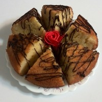 کیک خیس وانیلی