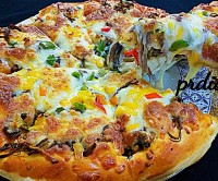 پیتزاقارچ وگوشت