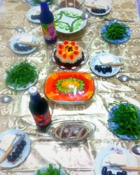 سفره افطارخونه داداش جون