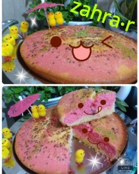 کیک با پودر ژله
