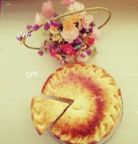 نماز و روزهای شما دوستان مقبول درگاه حق کیک زردآلو