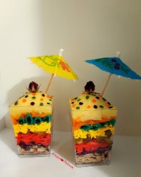 سالاد ماکارونی رنگین کمانی