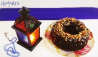 کیک حلقه ای شکلاتی