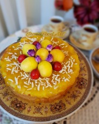 کیک زردآلو