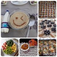 کارهای افطاری دیشبمون...