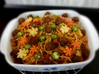 ماکارونی ساده من?? با آرزوی قبولی طاعات و عبادات شما خوبان