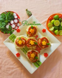 پاستا آشیانه ای باسس گوشت