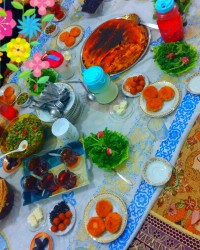 سفره افطاری روزشانزدهم