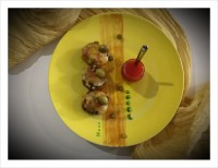 قارچ شکم پر پنیری