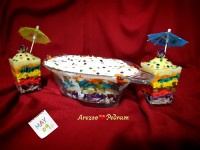 سالاد ماکارونی رنگین کمانی