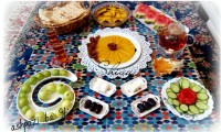 میز افطار من و همسری
