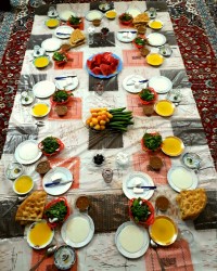سفره ی افطار