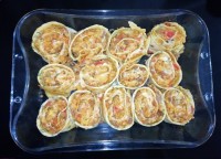 رولت گوشت با پنیر چدار