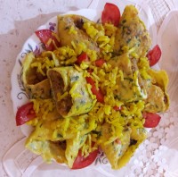 رولت گوشت با پنیر چدار