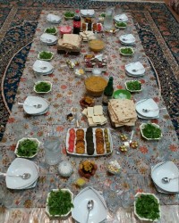 سفره افطاری....??? با آرزوی قبولی طاعات و عبادت... التماس دعا❤️❤️