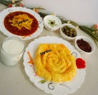 قیمه با گوشت چرخکرده