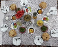 سفره افطار ساده من