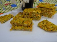 فریتاتای انگشتی هویج و کدو