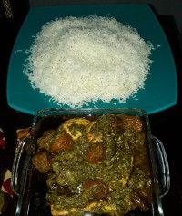 خورشت الو اسفناج