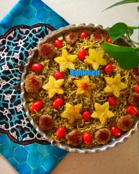 سبزی پلو دامغانی