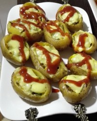 سیبزمینی شکم پر