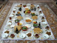 سفره افطاری برای مهمونای عزیزم