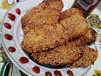 کوکو سیب زمینی کنجدی