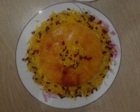 ته دیگ سیب زمینی رنده شده