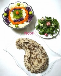 عدس پلو بدون گوشت