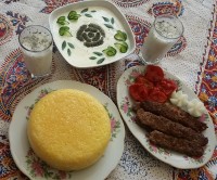 کته و کباب تابه ای