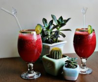 آب هندوانه و نعنا